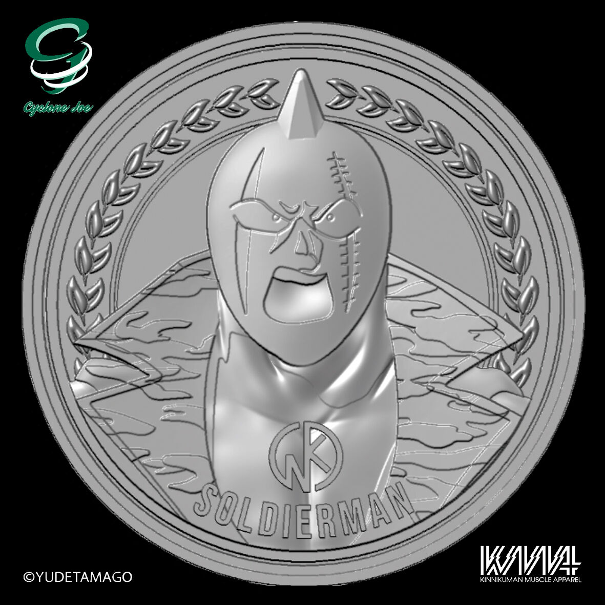 キン肉マン メダルコレクション ソルジャーマン キン肉マンメダルコレクション アクリルディスプレイ ソルジャー