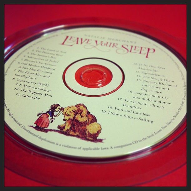 ナタリー マーチャント Leave Your Sleep 絵本 Cy Ge S Weblog