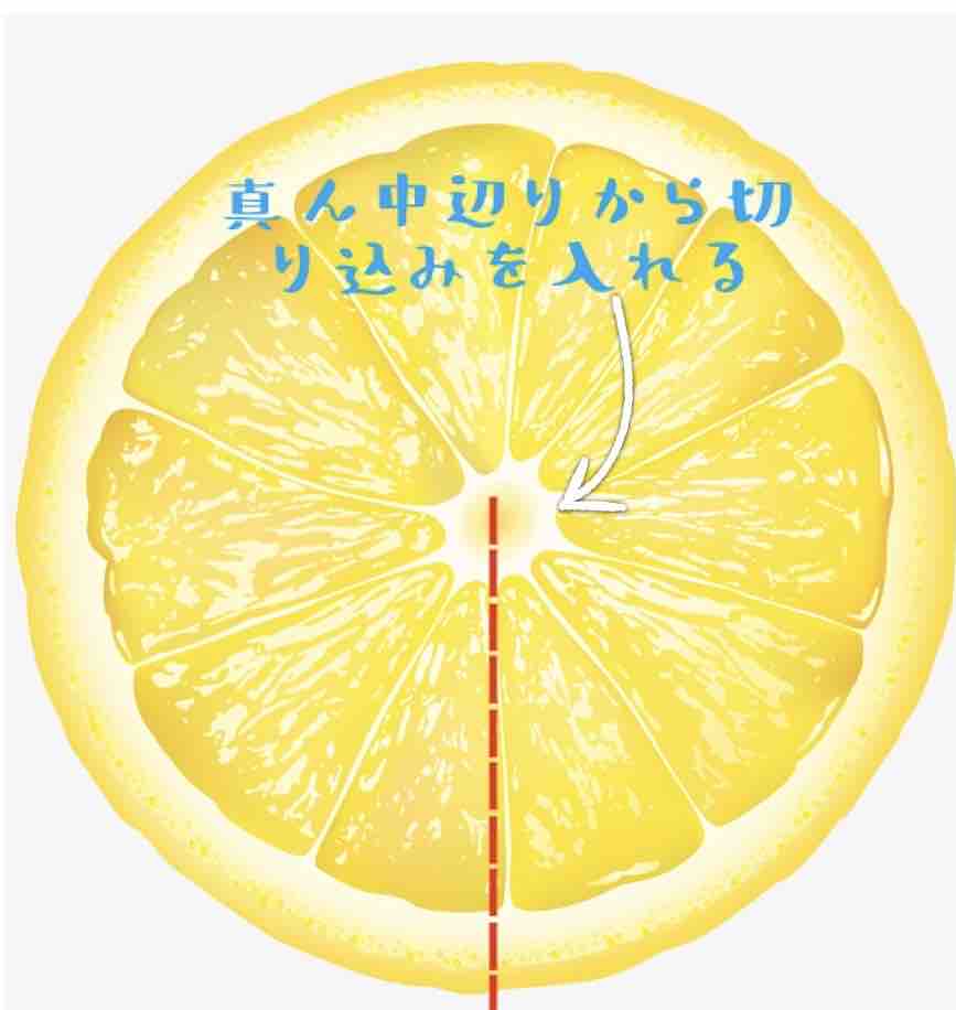 レモンの飾り切り 図解説明の回 佐藤病院 調理部便り