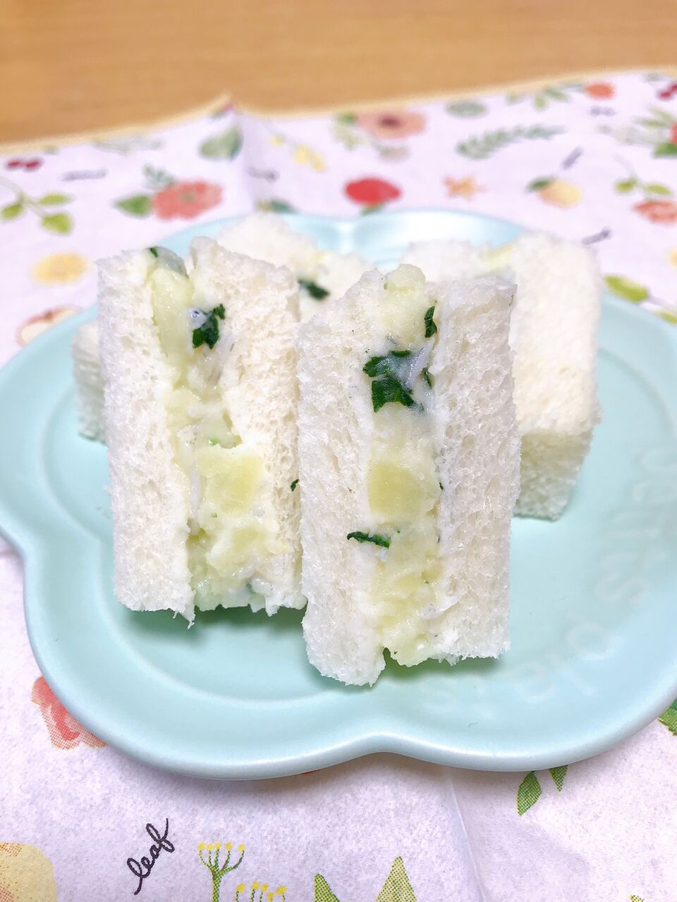 離乳食 しらすポテトのサンドイッチ 佐藤病院 調理部便り 離乳食 しらすポテトのサンドイッチ 佐藤病院 調理部便り