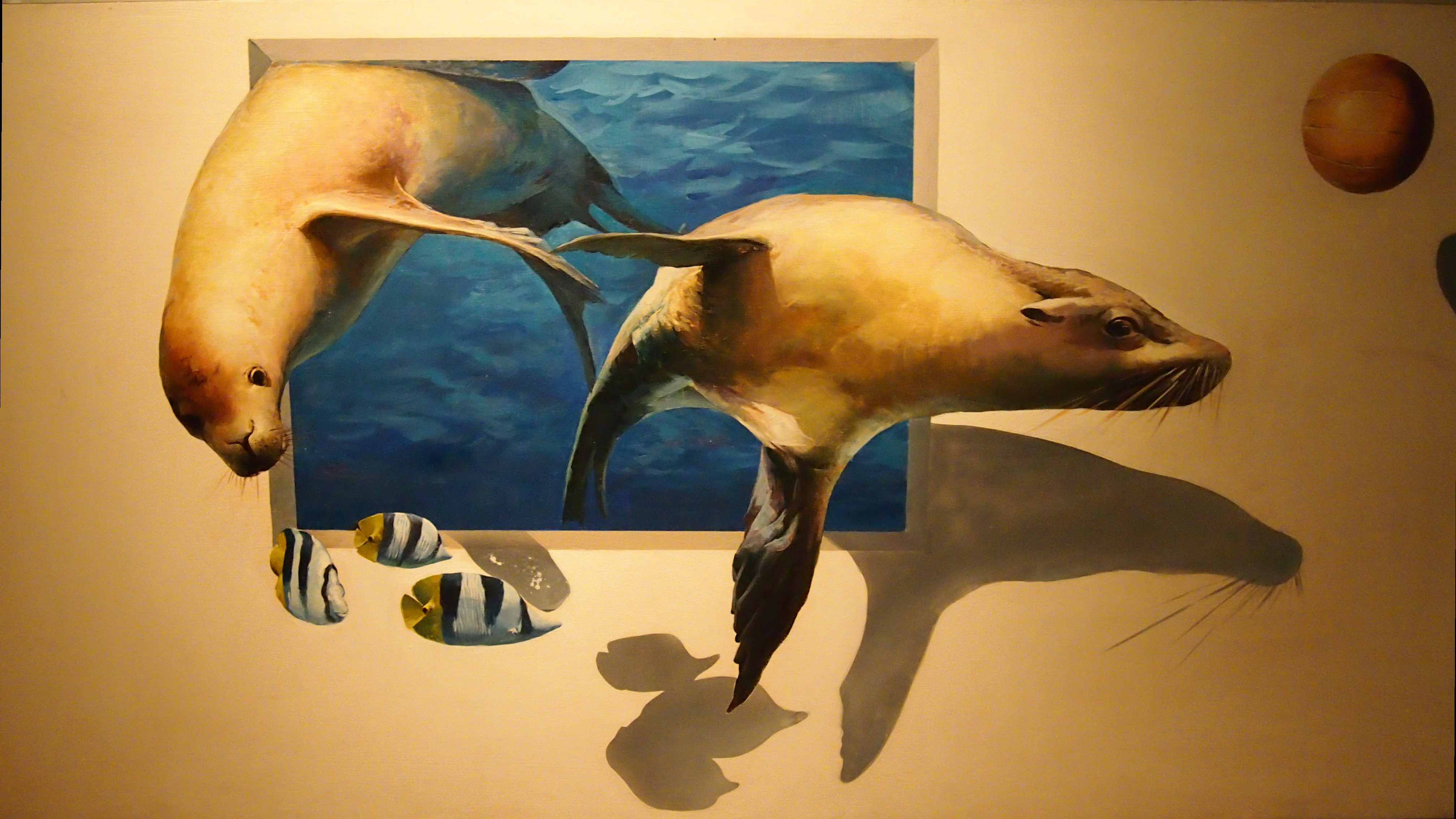 絵画『トリック・アート』ヘイ平山画 ミュージアム日和】アート