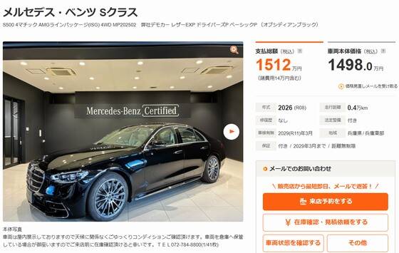 ワイ、この車欲しくてしょうがない… 欲しい欲しい