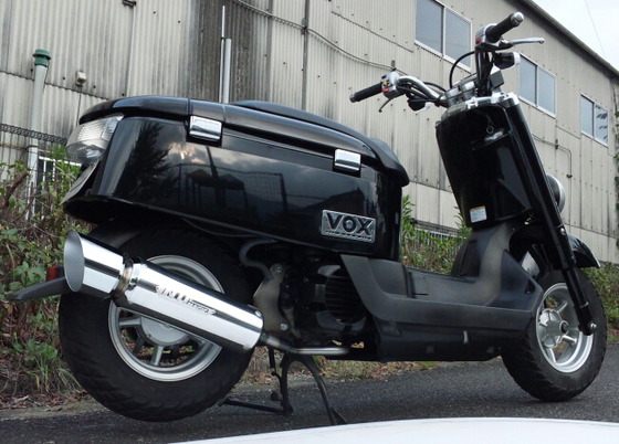 原付バイクのマフラー交換