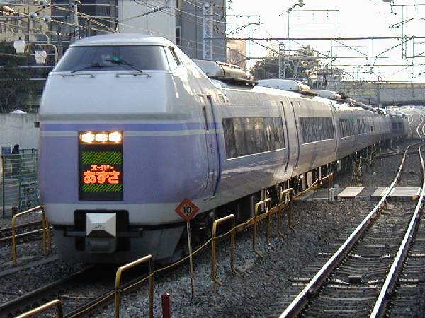 02年2月2日 土 51系 スーパーあずさ3号 1系 懐かしの特急あずさ2号 今日の中央線201系 02年2月2日 土 51系 スーパーあずさ3号 1系 懐かしの特急あずさ2号 今日の中央線201系