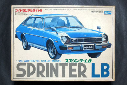クラウン1/24トヨタスプリンターLB 5000円 : ブログ@中古絶版模型堂
