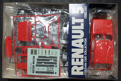 バンダイ1/20ルノー5 1200円 : ブログ@中古絶版模型堂