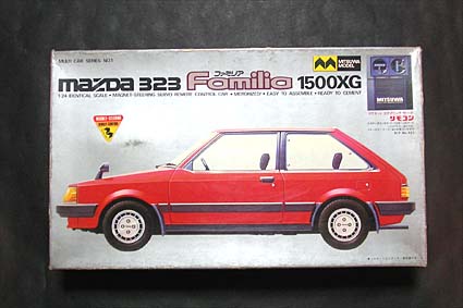 ミツワ1 24マツダ323ファミリア1500xgリモコン 2800円 ブログ 中古絶版模型堂