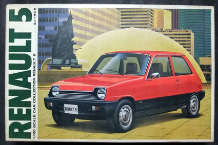Amazon.co.jp: 1 20 ルノー サンク RENAULT 5 プラモデル 模型