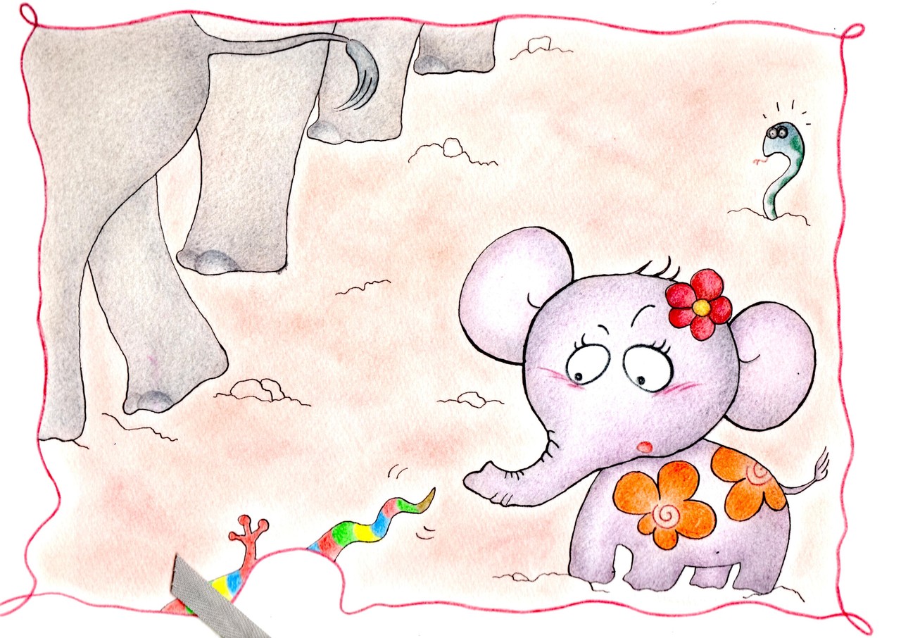 子象の冒険 ほっこりするショートストーリー 創作絵本