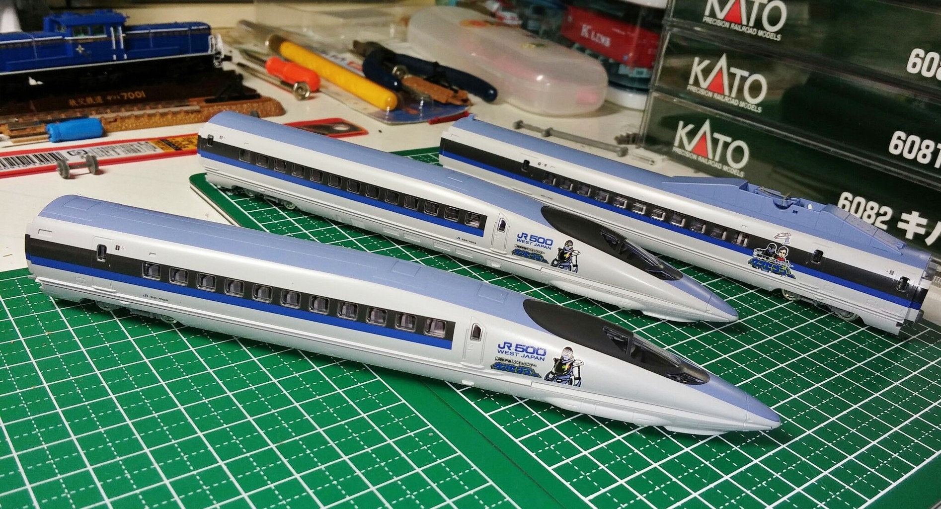 JR 500系 山陽新幹線 カンセンジャーラッピング セット 限定品 限定品】 JR 500-7000系 山陽新幹線 (山陽新幹線全線開業40周年・カン