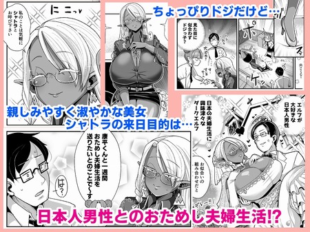 ドスケベダークエルフさんとおためし夫婦性活-008