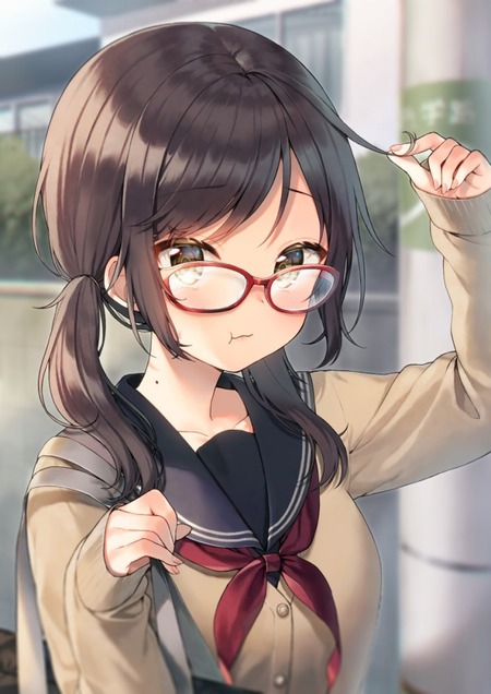 【二次】メガネが似合う女のコはすべからくかわいい