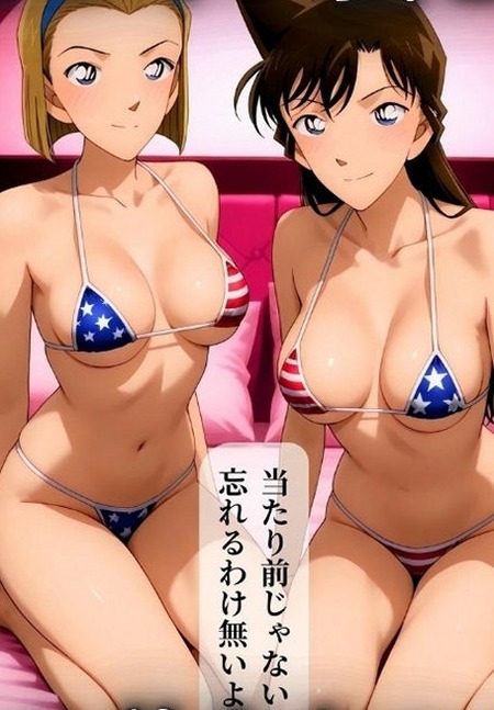 【名探偵コナン】泡まみれの誘惑に限界突破！照れる蘭と攻める園子、二人の美女を独り占めにする贅沢な一夜