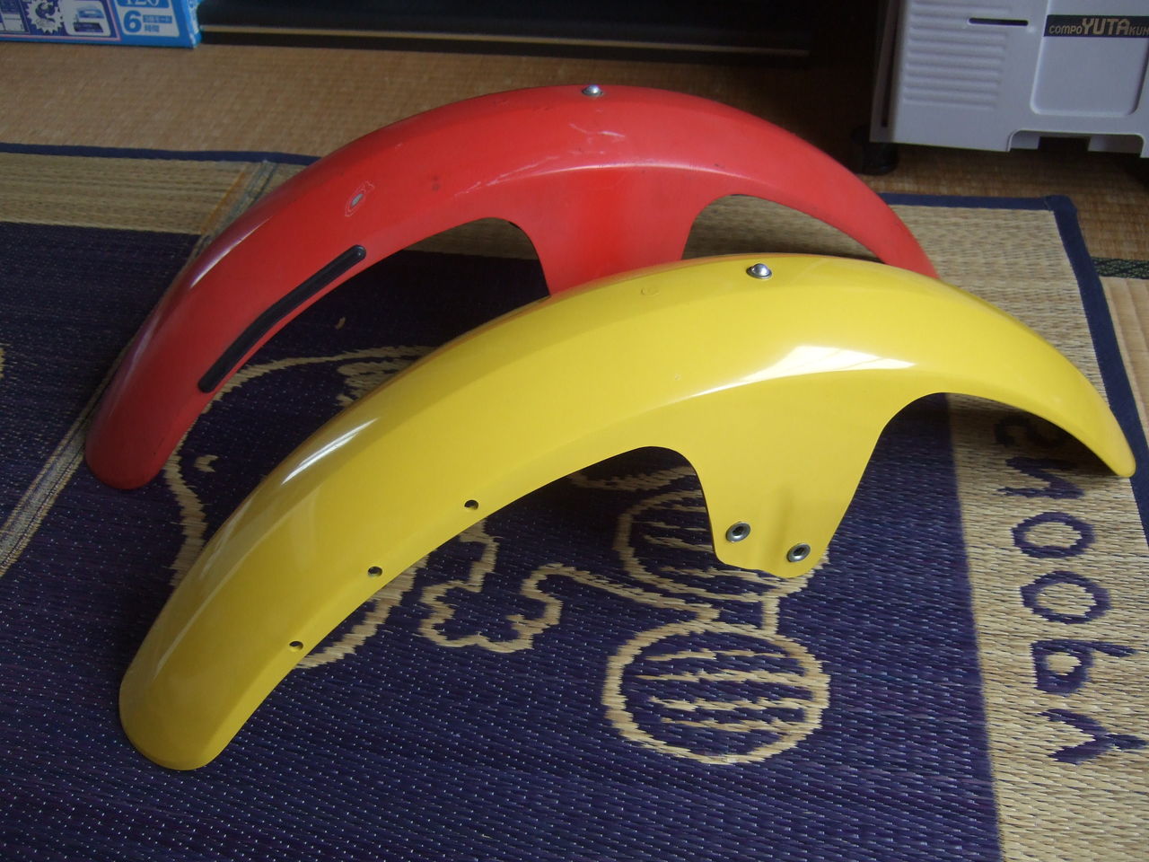 2017 CB400F・CJフロントフェンダー＞ : W3生活はじめました！