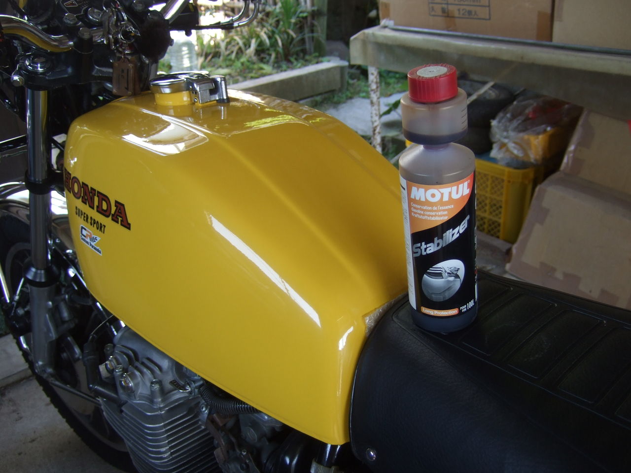 2015 CB400Fタンクローテーション> : W3生活はじめ 2015 CB400Fタンクローテーション> : W3生活はじめ