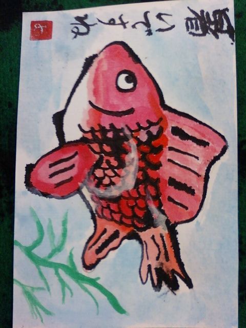 今月の絵手紙 脳幹出血から生還 今月の絵手紙 脳幹出血から生還