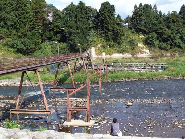 09年ヤナ巡り02 新潟で伝説のヤナを探す 越後川口やな場 男山漁場 長岡市 旧川口町 Soba De Sova