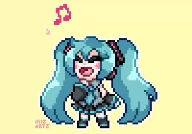HAPPY MIKU DAY!!! - pixelart mikumonday ミクの日