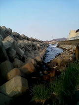 2007 余市の海岸に積まれた波消ブロック