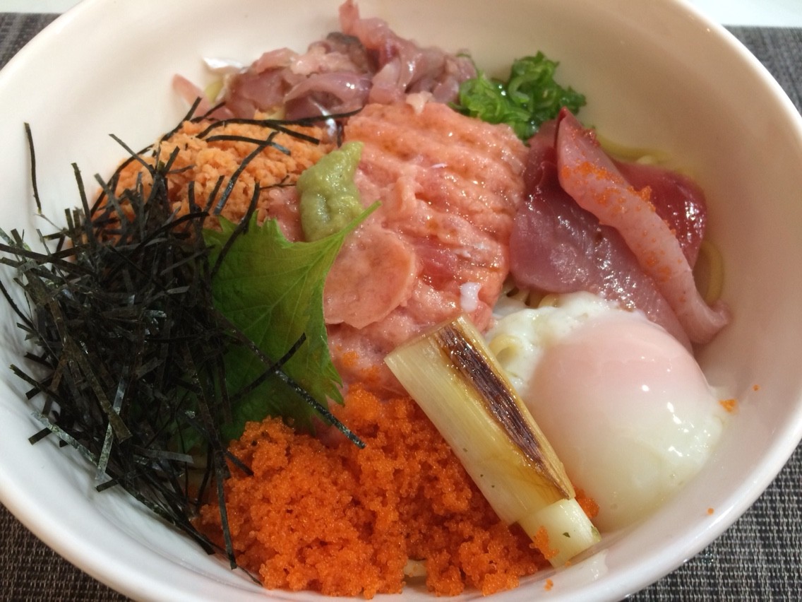 海鮮まぜそば 自作 麺太郎の秋田ラーメンブログ 海鮮まぜそば 自作 麺太郎の秋田ラーメンブログ