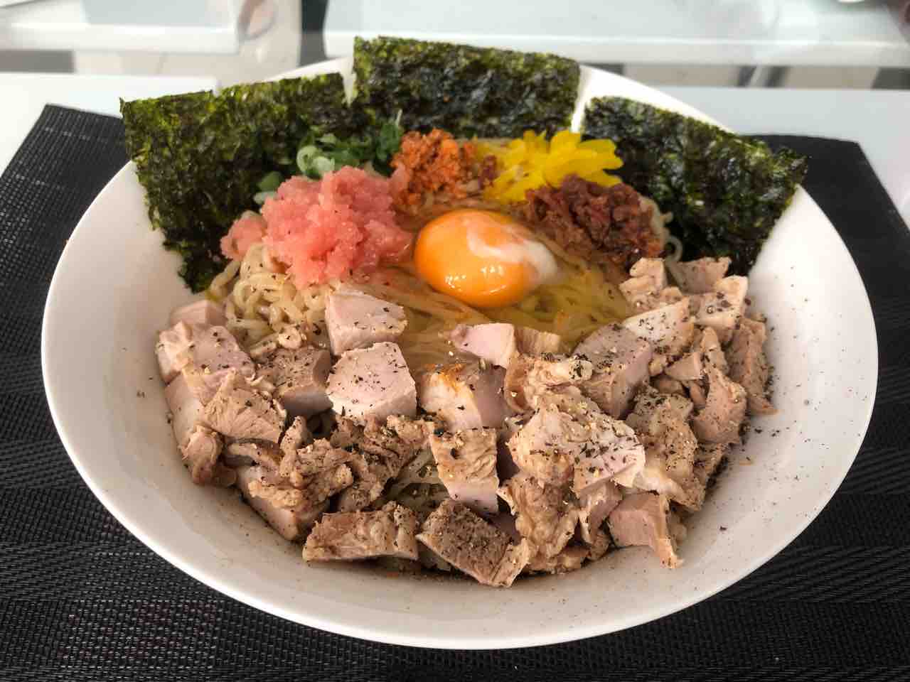 台湾産xo醤とカラスミ醤のまぜそば 自作 麺太郎の秋田ラーメンブログ 台湾産xo醤とカラスミ醤のまぜそば 自作 麺太郎の秋田ラーメンブログ
