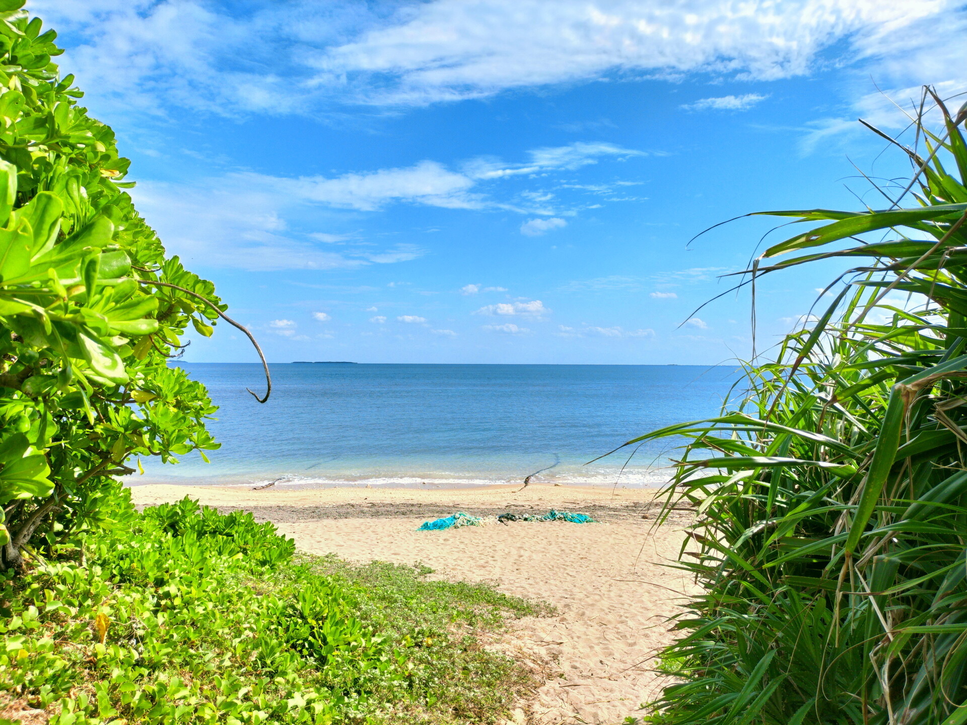 ホワイトビーチでハプニング 株式会社大貴 だいきのいえづくり