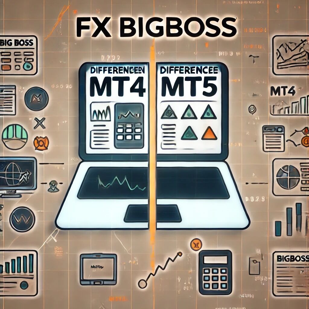 BigBossのMT4とMT5の違い：機能や性能を詳細解説
