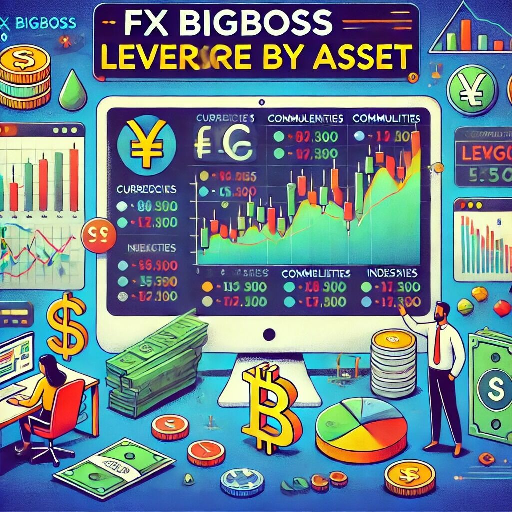 BigBossのレバレッジを資産別に解説:通貨、暗号通貨、貴金属、原油、株価指数