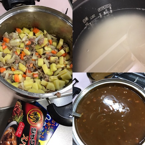 久々にカレー作りに燃える！