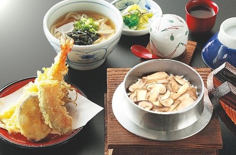 松茸釜飯御膳 (2)