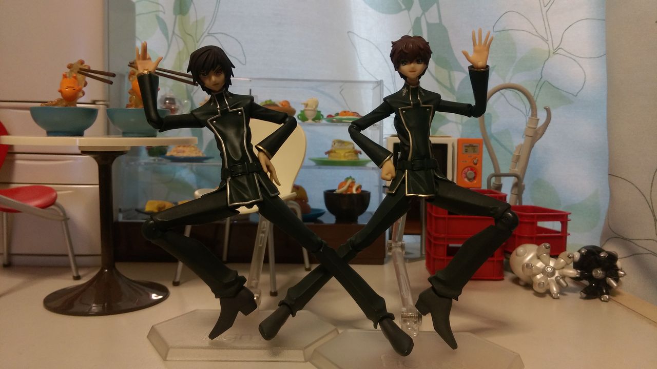 Figma ルルーシュとスザクで遊んでみた だいこん畑 Figma ルルーシュとスザクで遊んでみた だいこん畑