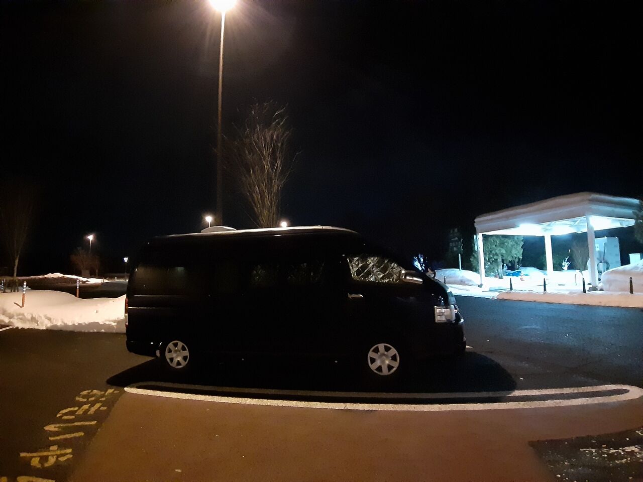 車中泊193泊目 山形自動車道 寒河江sa 日刊８びっと