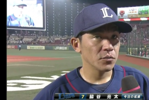 脇谷亮太選手ヒーローインタビュー