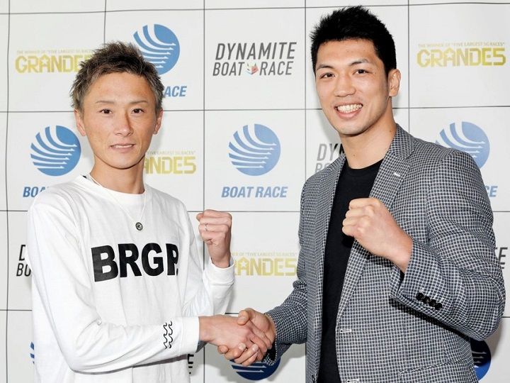 SG開催中の戸田ボートに村田諒太が来場 ピットで峰竜太を激励