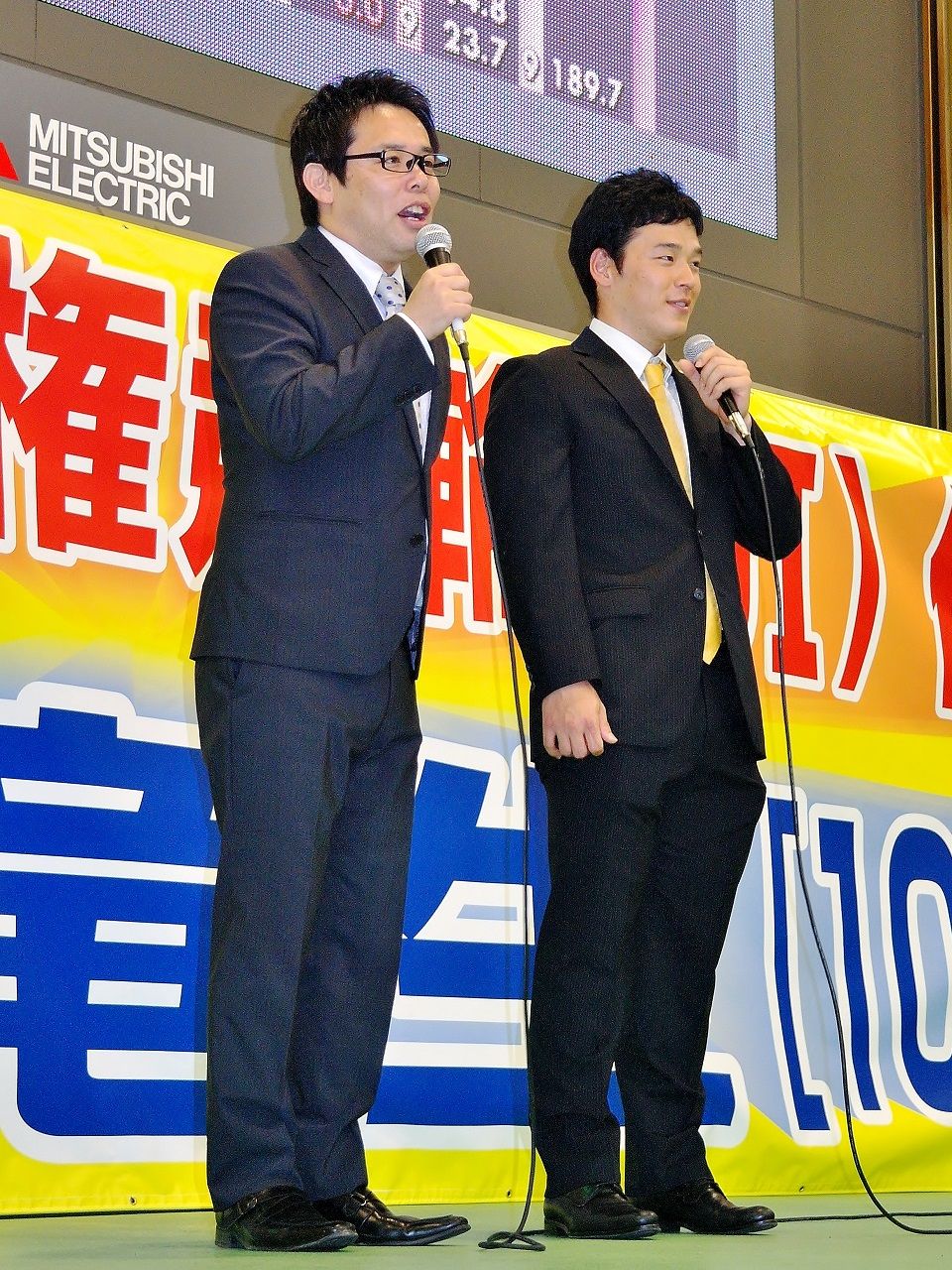 F2開催中の奈良競輪で三谷竜生がG1優勝報告会 : 「新吾捕物