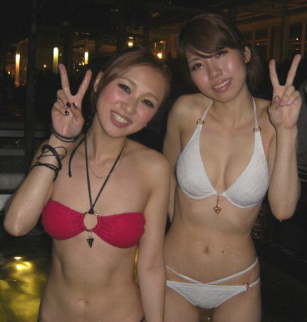 水着美女盗撮 