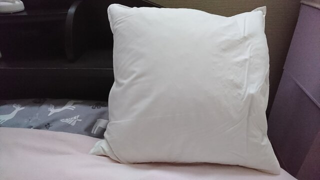 ずっと抱きしめていたい 無印良品羽根クッション シニアのdailyらいふstyle