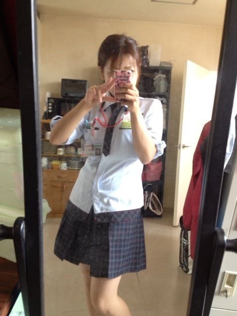 夏服キュロットヤクルトレディ