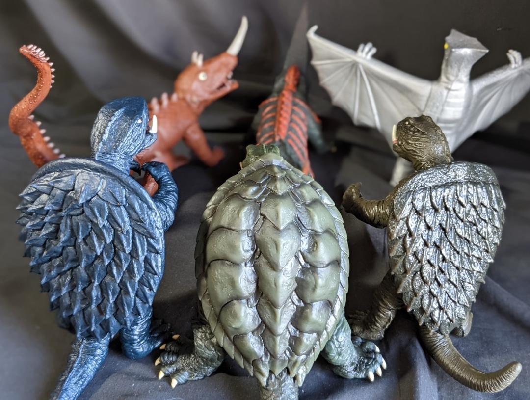 昭和・平成ガメラ＆ギロン＆宇宙ギャオス＆バルゴン（エクス