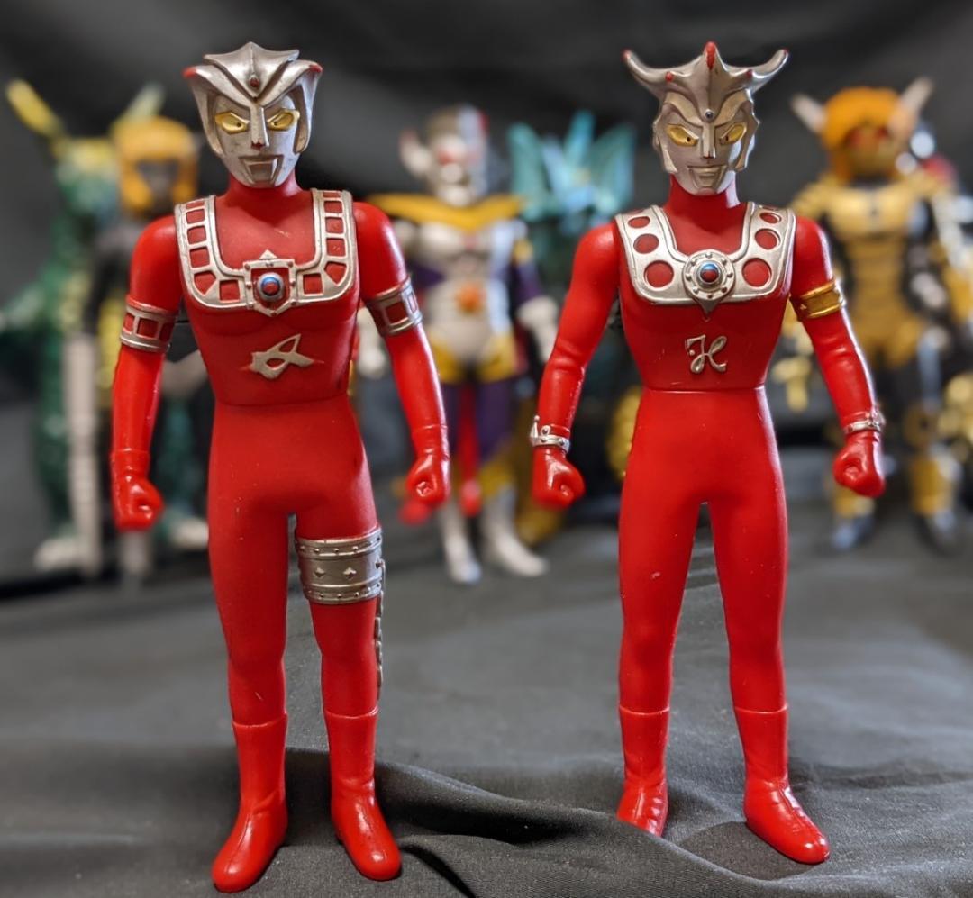 ウルトラマンレオ＆登場怪獣・宇宙人（バンダイ）ソフビフィギュア11体セット＋７ ウルトラマンレオ・ウルトラマンタロウ＆登場怪獣ソフビフィギュア