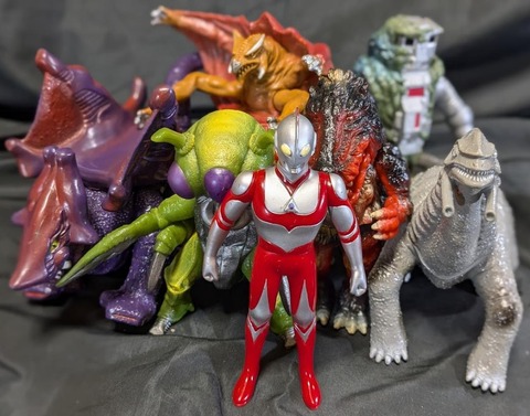 d*3様 ウルトラマン グレートモンスター ウルトラ怪獣　ソフビ　バンダイ ウルトラマングレート＆登場怪獣（バンダイ）ソフビフィギュア7体