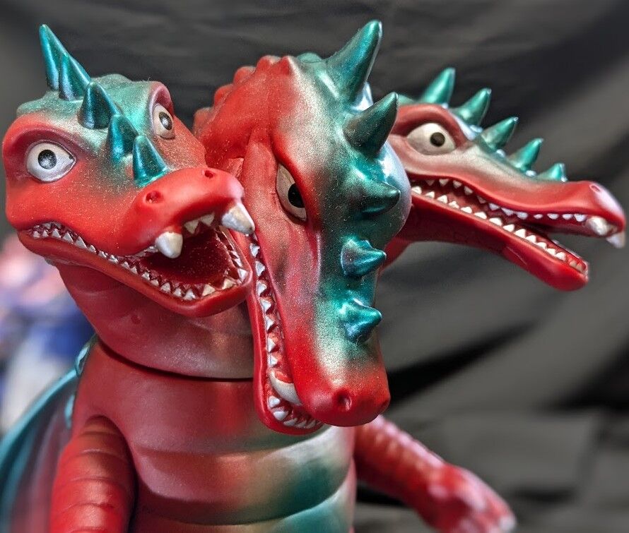 マスダヤ　三つ首竜　スペクトルマン 三つ首竜「スペクトルマン」登場怪獣（マスダヤ）ソフビフィギュア未