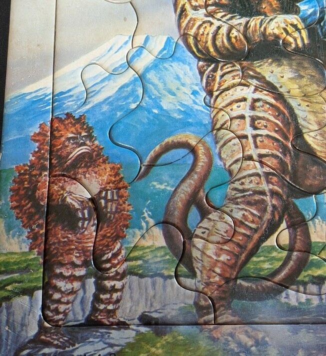 パズル【当時物】ウルトラマン・仮面ライダー2組セット : 恐竜怪獣大 