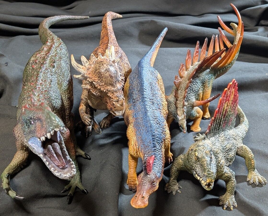 ランベオサウルス＆ディメトロドン他（ブリーランド他）PVCフィギュア５体セット ランベオサウルス＆ディメトロドン他（ブリーランド他）PVCフィギュア