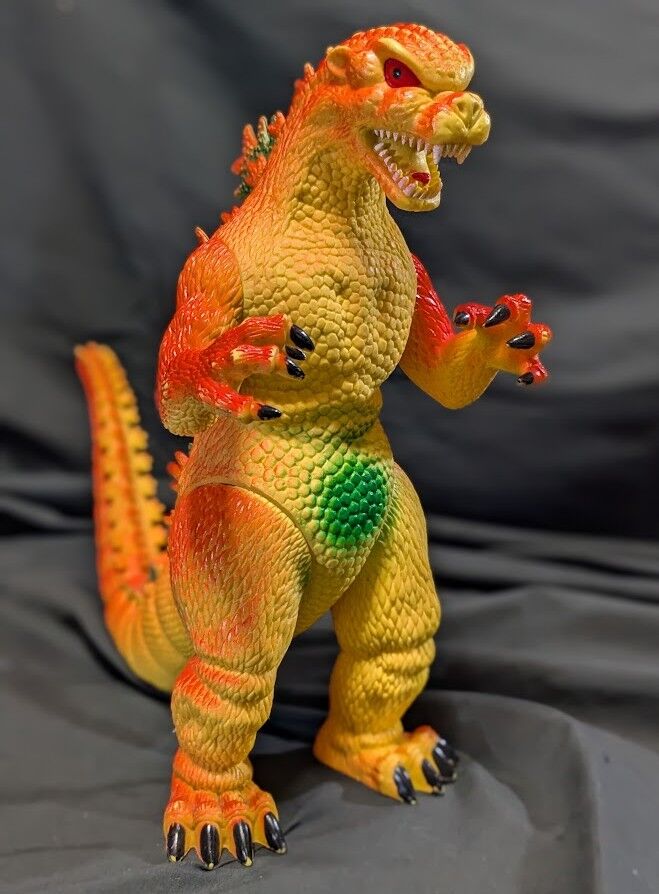 平成ゴジラ（メーカー不詳）無版権ソフビフィギュア : 恐竜怪獣大進撃
