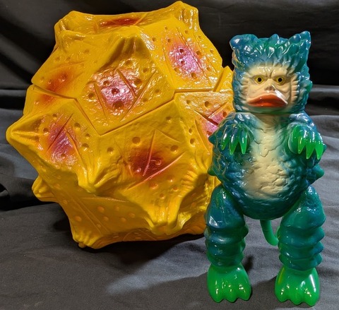 M1号　ガラダマ　ジャイアントウルトラシリーズ　世紀の大怪獣　ソフビ　フィギュア ガラモン＋ガラダマ「ウルトラQ」登場怪獣（M1号）世紀の大怪獣