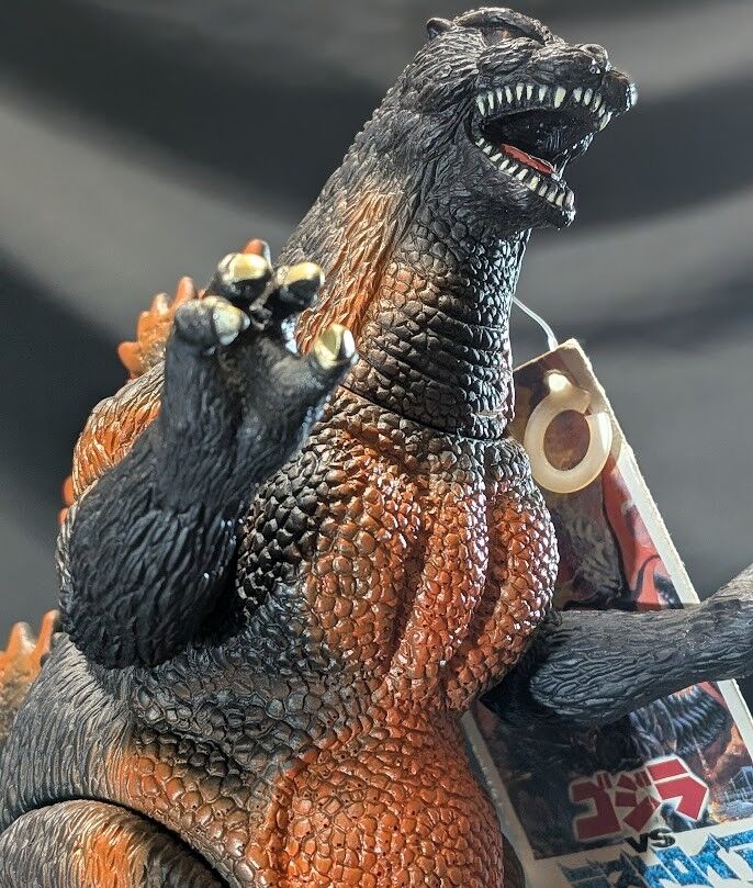 バーニングゴジラ＆ゴジラジュニア（バンダイ）タグ付ソフビフィギュア