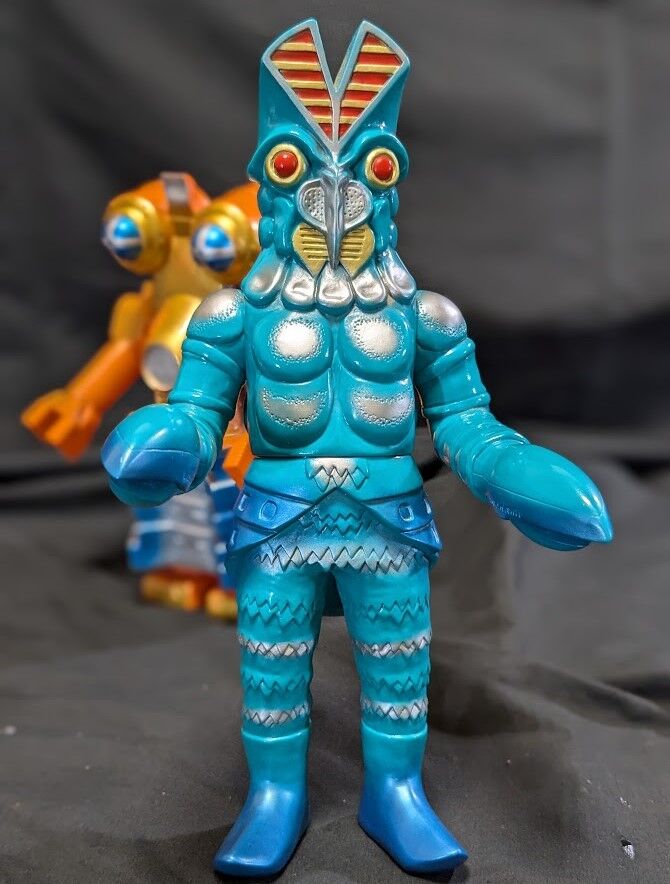 バルタン星人Jr.＆ビルガモ（やまなや怪獣郷）ソフビフィギュア2体
