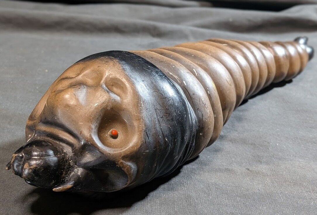 モスラ幼虫（バンダイ）特大ソフビフィギュア : 恐竜怪獣大進撃