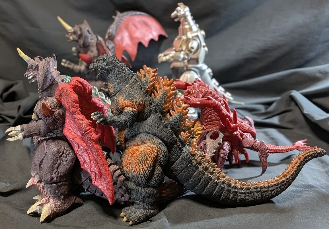 平成VSシリーズ バーニングゴジラ・デストロイア他（バンダイ）4体